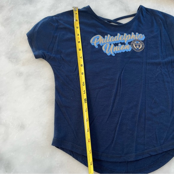 Philadelphia Union Top. Girls. Blue and gold. Youth Small. - Picture 5 of 7